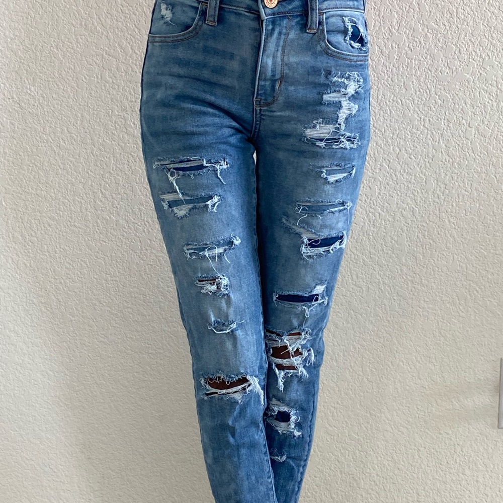 AE Ne(x)t Level Ripped High V-Rise Jegging